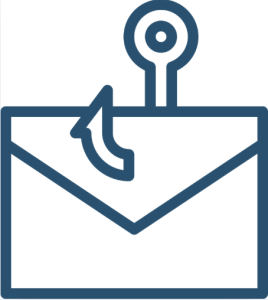 Phishing scam icon