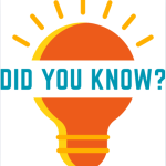 "Did you know" icon with a lightbulb and phrase